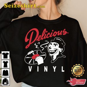 Delicious Vinyl 90s Hip Hop Rap Music Sweatshirt