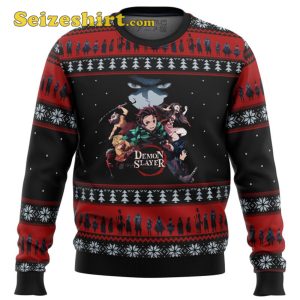 Demon Slayer Poster Ugly Sweater