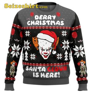Derry Christmas Pennywise The Clown Ugly Sweater