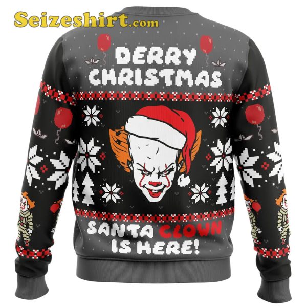 Derry Christmas Pennywise The Clown Ugly Sweater