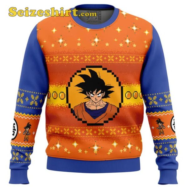 Dragon Ball Z Goku Christmas Ugly Sweater