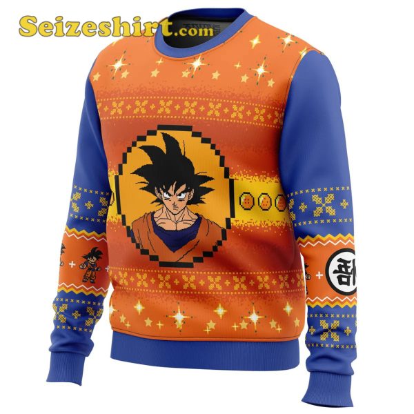 Dragon Ball Z Goku Christmas Ugly Sweater