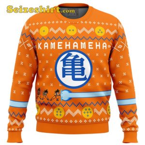 Dragon Ball Z Kamehameha Ugly Sweater