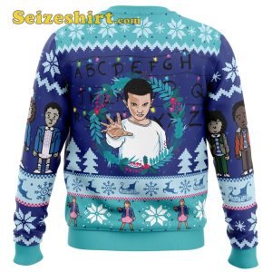 Eleven Stranger Things Ugly Boys Christmas Sweater