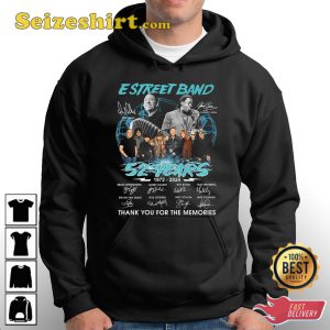 Estreet Band And Bruce Springsteen 52 Years 1972 2024 Memories Shirt, Sweatshirt, Hoodie