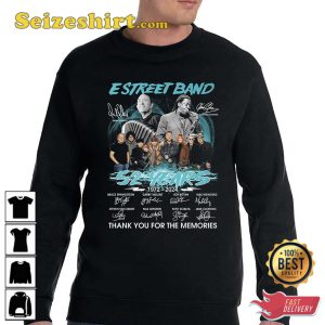 Estreet Band And Bruce Springsteen 52 Years 1972 2024 Memories Shirt, Sweatshirt, Hoodie