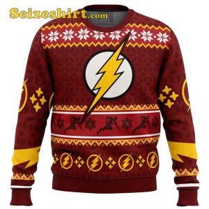 Fast Christmas The Flash DC Comics Ugly Sweater