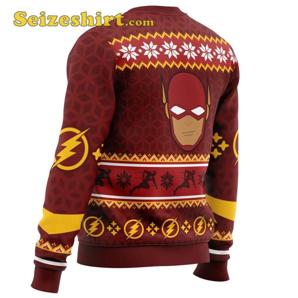 Fast Christmas The Flash DC Comics Ugly Sweater