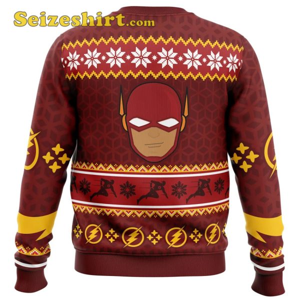 Fast Christmas The Flash DC Comics Ugly Sweater