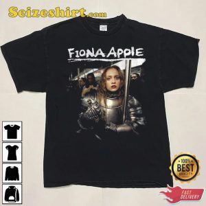 Fiona Apple In Armor Suit Rock Black T-Shirt, Fast As You Can, Great Gift for Fan