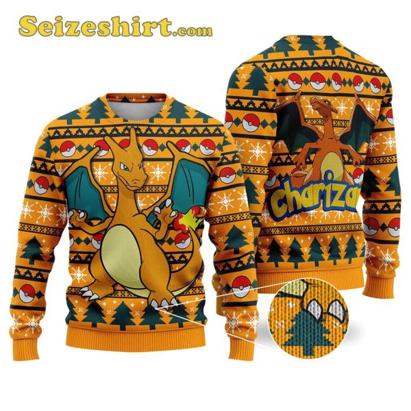 Fire Breathing Dragon Ugly Sweater