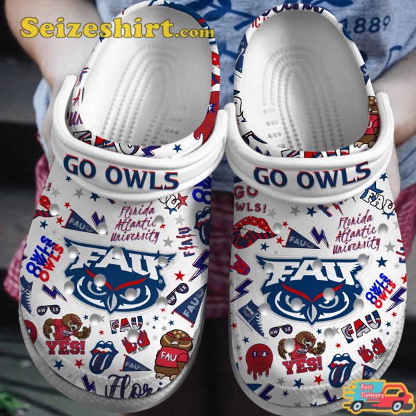 Florida Atlantic Owlscrocs Clogs Crocband Shoes For Men