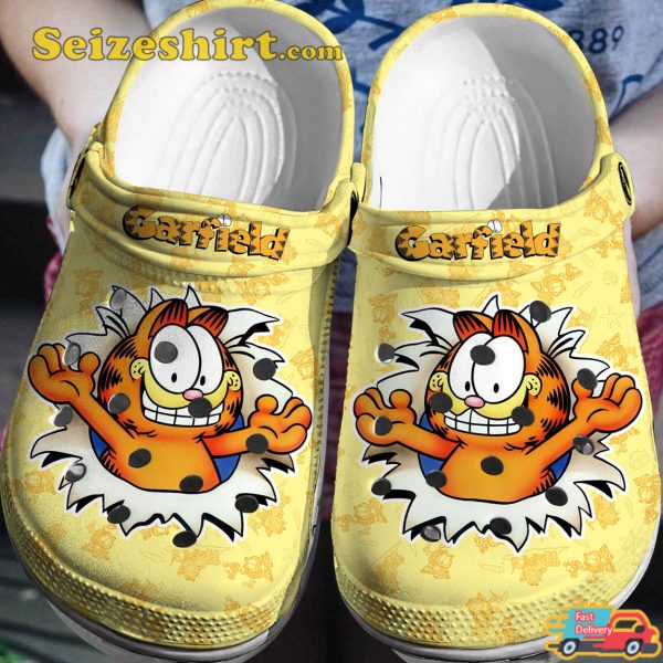 Garfield Happy Crocs Shoes For Kids
