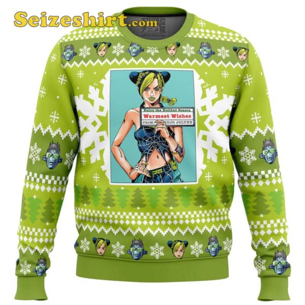 Girls Sweater Christmas Jolyne Kujo Jojo’s Bizarre Adventure Christmas