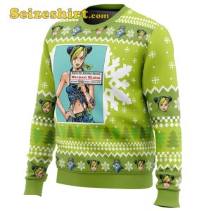 Girls Sweater Christmas Jolyne Kujo Jojo’s Bizarre Adventure Christmas