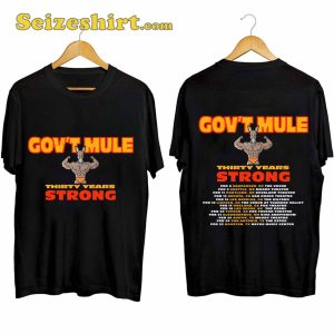 Government Mule T Shirts 30 Years Strong Tour 2024