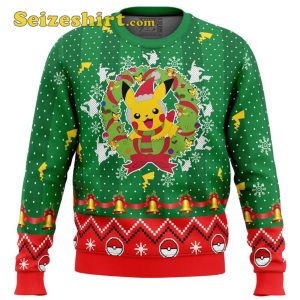 Holiday Sweater Christmas Pokemon Ugly Christmas Sweaters