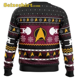 Hoodie Sweater Captain Picard Star Trek Ugly Christmas Sweater