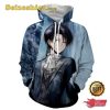 Levi Intimidating Eyes Portrait Print Hoodie, Sweater, 3D Shirts