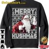 Marijuana Ugly Christmas Santa Cannabis Weed 420 Gift TShirt Sweatshirt