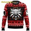 Mens V Neck Sweater Christmas Monster The Witcher Ugly Christmas