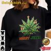 Merry Juana Pothead Christmas Sweater, Cannabis Christmas T-shirt