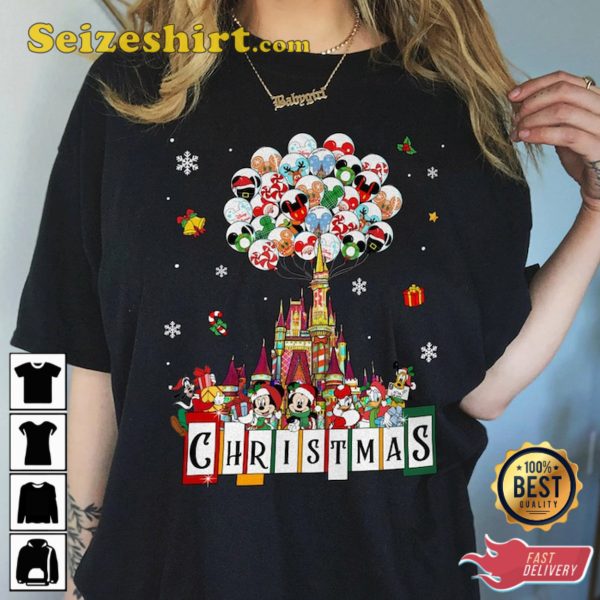 Mickey Mouse Christmas Shirt Black Women Gift