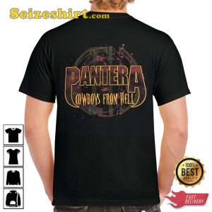 Pantera 90s Horned Cowboy T Shirt