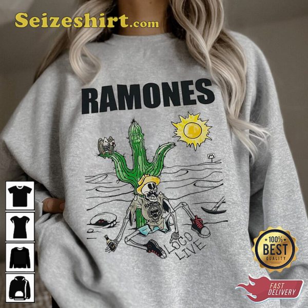 Ramones Loco Live 1991 Album Shirt Ramones Sweatshirt