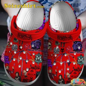 Red Bring Me The Horizon Rock Band Music Crocband Clogs