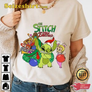 Stitch Who Stole Christmas Sweatshirt, Stitch Christmas Shirt, Lilo And Stitch