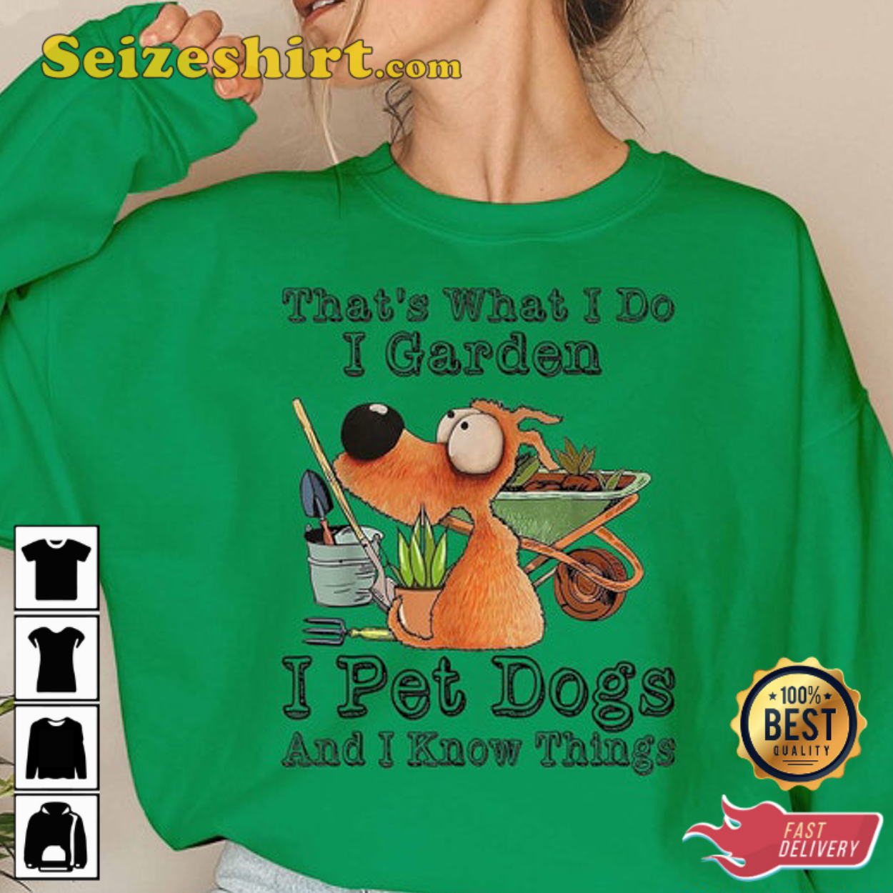 Thats What I Do I Garden I Pet Dogs And I Know Things, Read Books I Know Things Shirt, Dog Reading, Book Lover Shirt