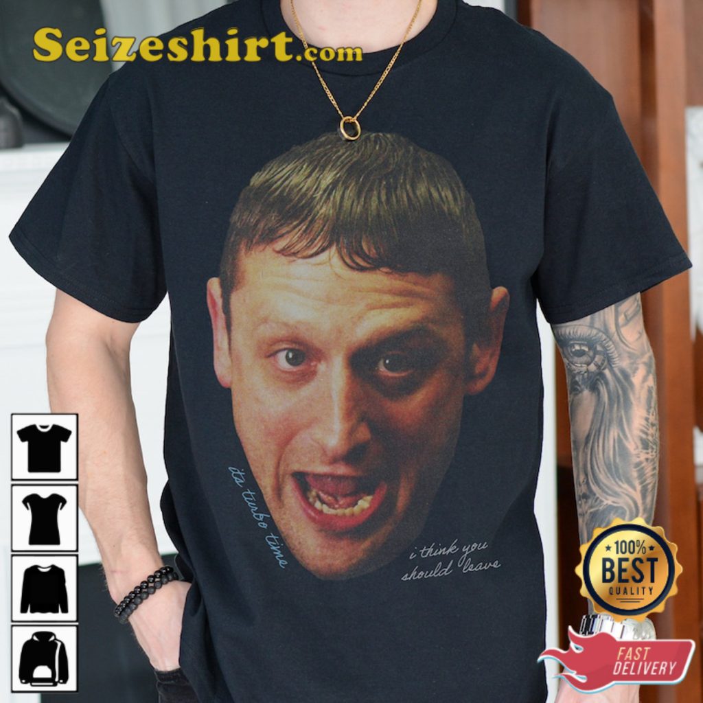 Tim Robinson Mitch Bryant Turbo Time TV Show Bootleg Graphic Shirt