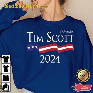 Tim Scott for President Shirt, Tim Scott 2024 For President Election Campaign US Flag Tshirt, Sweatshirt