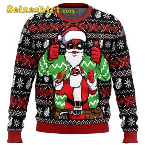 Ugliest Christmas Sweater Deadpool Gift FOr Men Sweatshirt