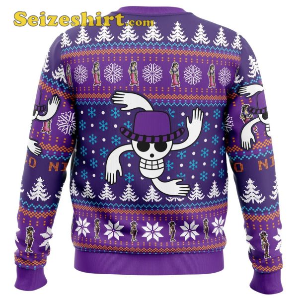 Ugly Sweater Party Nico One Piece Ugly Christmas Lavender Sweater