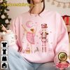 Vintage Ballet Nutcracker Christmas Shirt, Pink Xmas Sweatshirt, Sweater For Christmas, Gift For Her, Nutcracker Christmas Crewneck Shirt