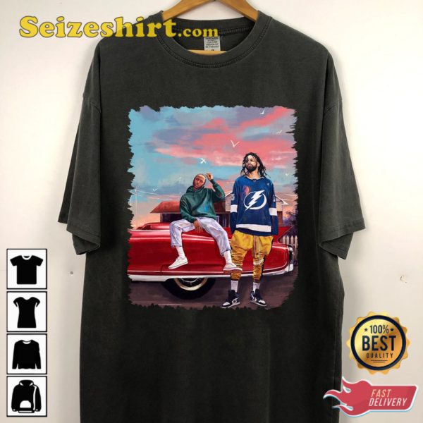 Vintage J Cole & Kendrick Lamar Shirt, Cole World Shirt, Hip Hop Rap Shirt, JCole Merch Shirt,