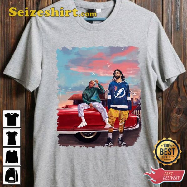 Vintage J Cole & Kendrick Lamar Shirt, Cole World Shirt, Hip Hop Rap Shirt, JCole Merch Shirt,