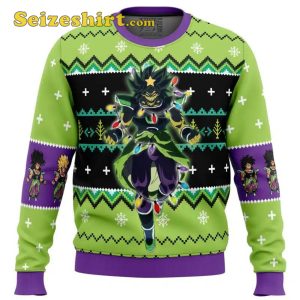 Vintage Sweater Broly Dragon Ball Z Ugly Christmas Sweater
