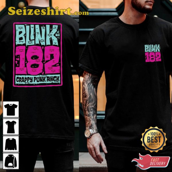 Blink 182 Wall Crappy Punk Rock Shirt, Sweatshirt, Hoodie, Gift For Fan
