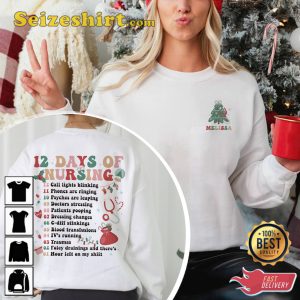 Christmas Nurse Sweatshirt Nursing Christmas Shirt, Nurse Holiday Gift