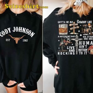 Cody Johnson T Shirt Leather Album Tracklist