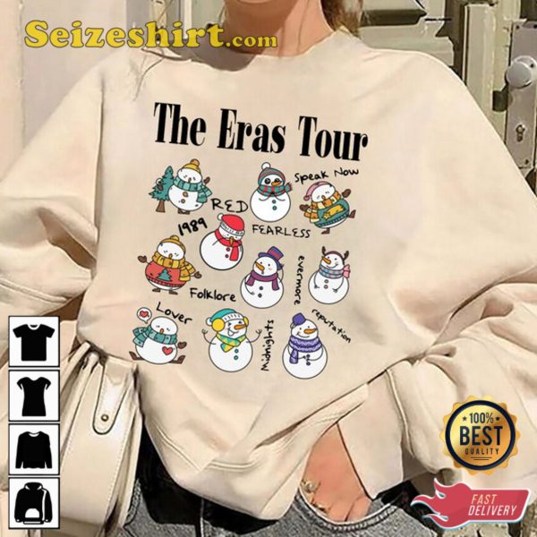 Eras Tour Merch Taylors Version Swiftmas Shirt