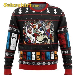FLCL Fooly Cooly Holidays Ugly Cute Christmas Sweater