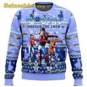Fortnite Snow Floss Ugly Christmas Sweater Men