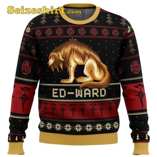 Fullmetal Alchemist Chimera Nina Tucker Ed Ward Ugly Sweater