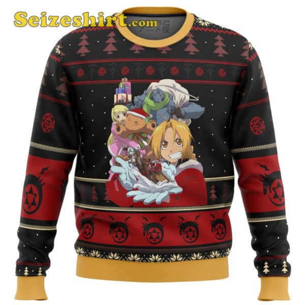 Fullmetal Alchemist Chimera Nina Tucker Ed Ward Ugly Sweater