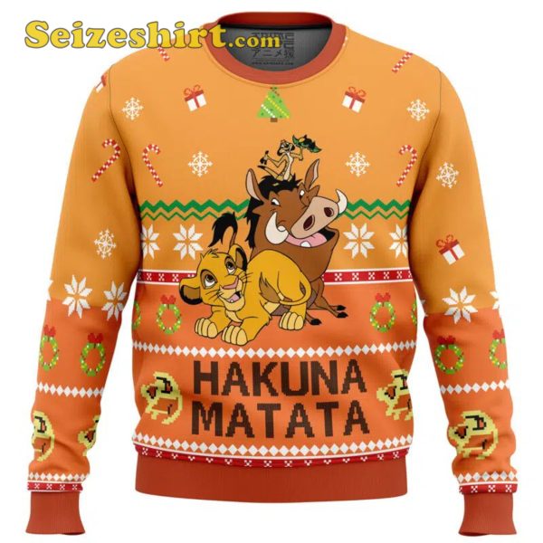 Hakuna Matata Ugly Christmas Sweater Ideas