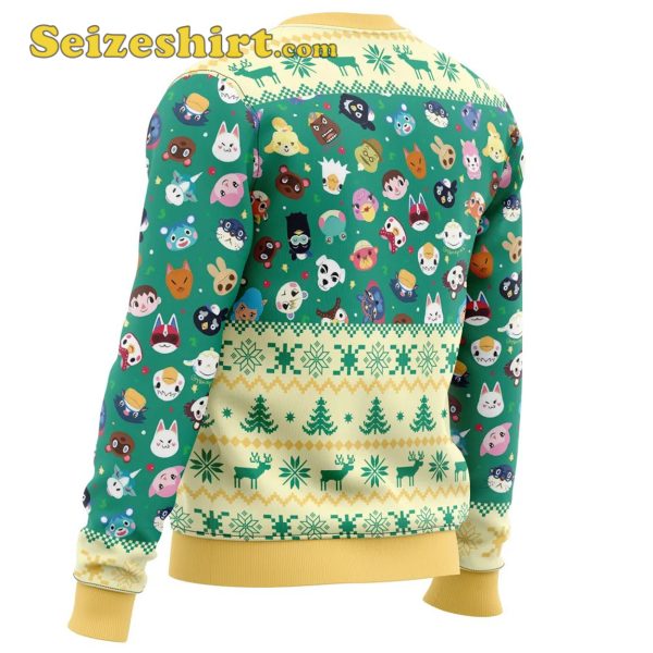 Happy Animal Villagers Animal Crossing Christmas Sweater